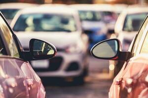 Cars Side by Side Parking photo