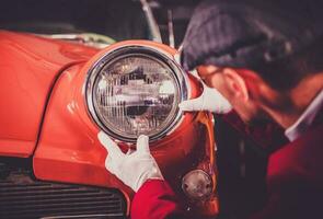 Restoring Vintage Car Theme photo