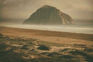 Scenic California Morro Rock in the Morro Bay, California, USA photo