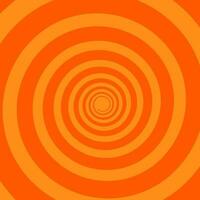 Spiral line orange halftone pattern abstract vector illustration.