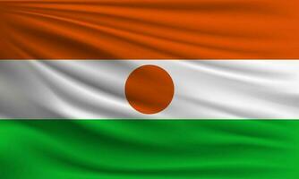 Vector flag of Niger