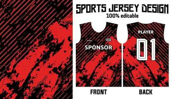 jersey design abstract pattern for sport uniform vector