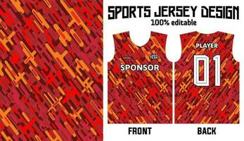 jersey design abstract pattern for sport uniform vector