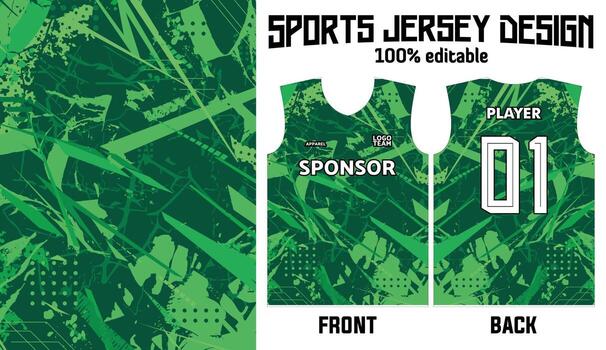 jersey diseño resumen modelo para deporte uniforme vector
