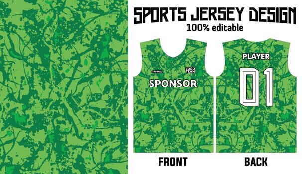 jersey design abstract pattern for sport uniform vector