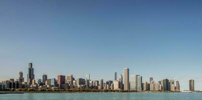 ciudad de chicago panorámico horizonte foto