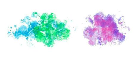 watercolor vector stains. background for texts