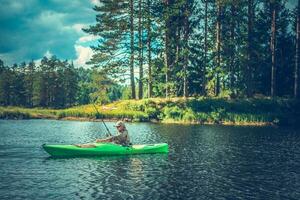 Fly Fishing From Kayak photo