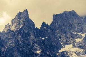 Cloudy Alp Mountains photo