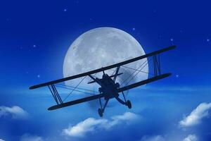 Full Moon Airplane Getaway photo