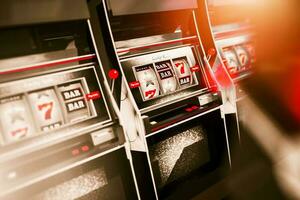 Gambling Slot Machines 3D photo