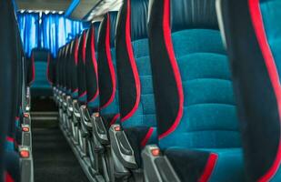 International Bus Coach Two Rows of Seats photo