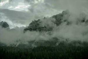 cordillera de niebla foto