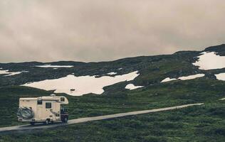 Motorhome and Rainy Weather photo