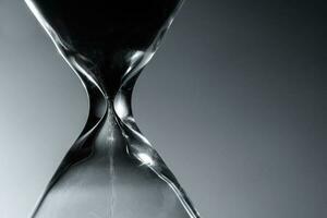 Hourglass Countdown in a Dark Close Up photo