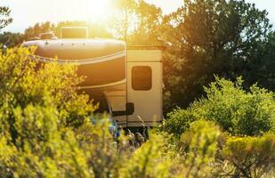 Class C RV Motorhome Wilderness Camping photo