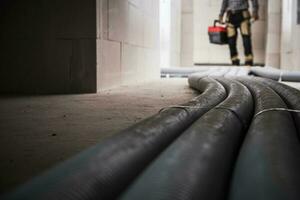 Air Circulation and Heat Recovery Pipelines photo