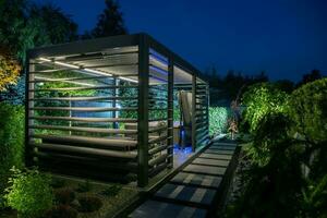 Modern Backyard SPA Shelter Bower photo