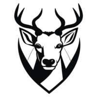 Beautiful Deer Silhouette - png