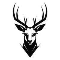 Beautiful Deer Silhouette - png