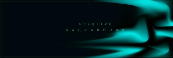 Abstract blue gradient creative banner. Blurred soft blend color gradation minimalist background vector