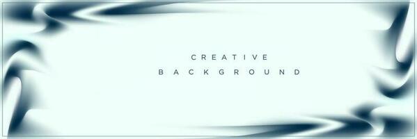 Abstract blue gradient creative banner. Blurred soft blend color gradation minimalist background vector