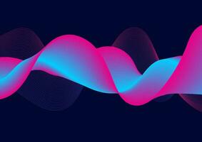 abstract background with flowing blend design vector