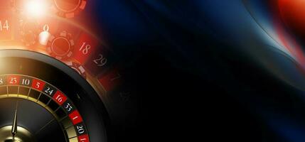 Roulette Casino Chips Banner photo