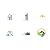 real estate logo vector