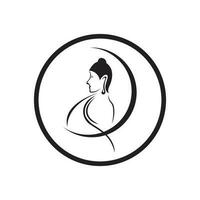 Budha purnima logo vector