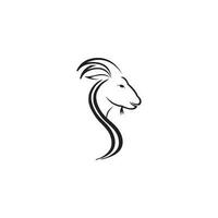 Goat Logo Template vector icon