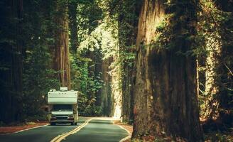 escénico del Norte California rv casa rodante la carretera viaje foto