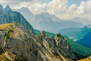 Dolomites Mountain Range photo