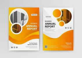 Business abstract vector template for Flyer, Brochure, Annual Report, Magazine, Poster, Corporate Presentation, Portfolio, with yellow and black color size A4, Front and back. Vector