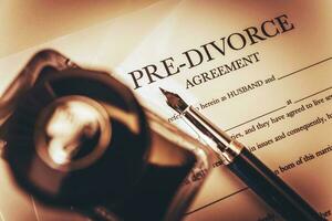 Pre Divorce Agreement photo