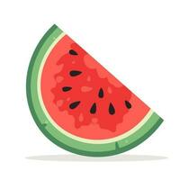 Watermelon slice. Vector Illustration EPS10