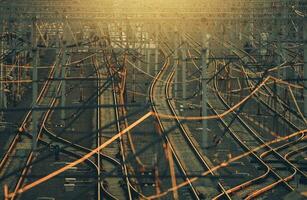 Modern Railroad Infrastructure photo