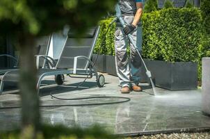 House Patio Water Cleaning photo