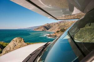 rv la carretera viaje California costa escénico vista foto