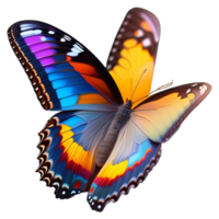 digital render of a monarch butterfly png