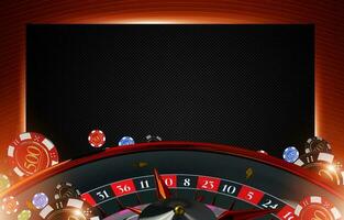 Casino Roulette Copy Space photo