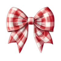 Red Bow Watercolor Clipart png