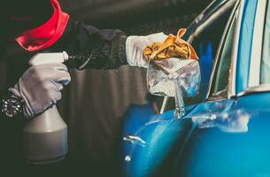 Manual Classic Car Cleaning photo