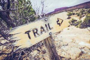 Utah Trail Sign photo