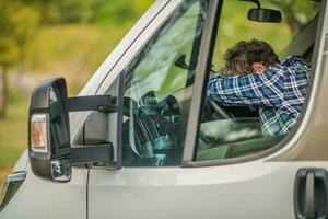 Sleeping While Driving photo