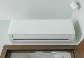 Air Conditioner Indoor Split Unit Under the Door photo
