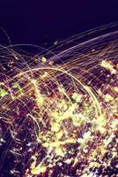 Sparky Particles Abstract photo