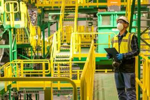 City Waste Sorting Facility Worker photo