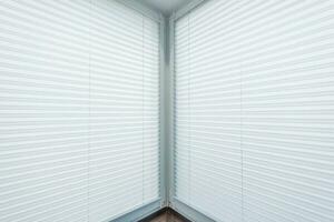 White Window Blinds photo