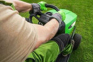 Professional Grass Mowing Tractor Equipment photo